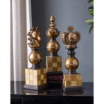 Deco chess queen 39cm (1)