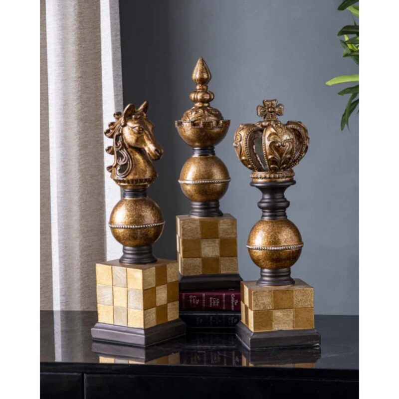 Deco chess queen 39cm (1)