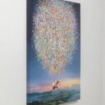 KARE Canvas Picture Flying Elephant At Night 80x100cm (2)