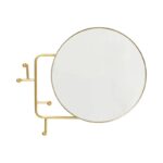 KARE Coat Rack Tristan Mirror Ø65cm