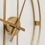 Kare Wall Clock Clip Gold Ø60cm (4)