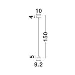 Pendant Lamp Dro Black Ø9.2cm - Image 4