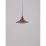Pendant Lamp Dro Brown Ø9.2cm (5)