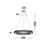 Pendant Lamp Fiore Ø80cm - Image 4