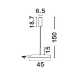 Pendant Lamp Linus Black Ø45cm (6)
