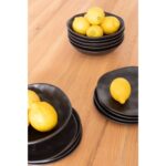 Plate Deep Organic Black Ø22cm (7)