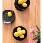 Plate Deep Organic Black Ø22cm (8)