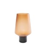 Vase Noble Ring Amber Matt 26cm (2)