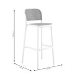 Bar Stool Jenny Black - Image 8
