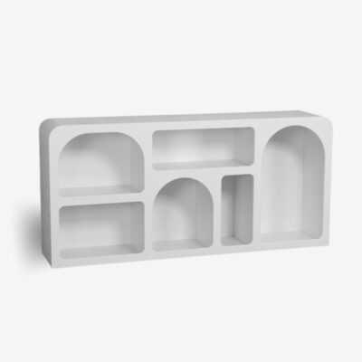 Shelf Matty White 160x34x75cm