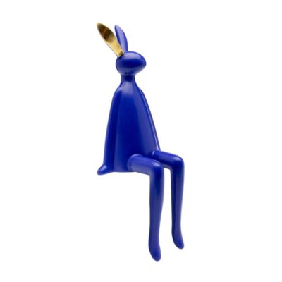 Kare Figurine Sitting Rabbit Blue 35cm (5)