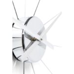 Kare Wall Clock Like Umbrella Chrome (4)