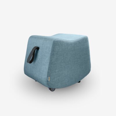 Pouf Bari light blue