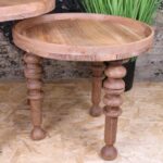 Tavolinë anësore brenda 2 set Ø60 50cm (4)
