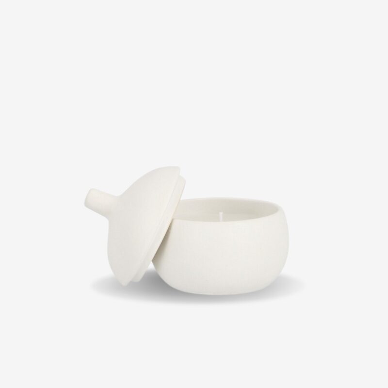 Candle Holder C-Coperchio White Ø10cm - Image 4