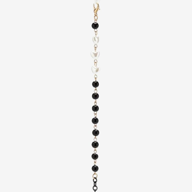 Okkia Glasses Chain White Heart