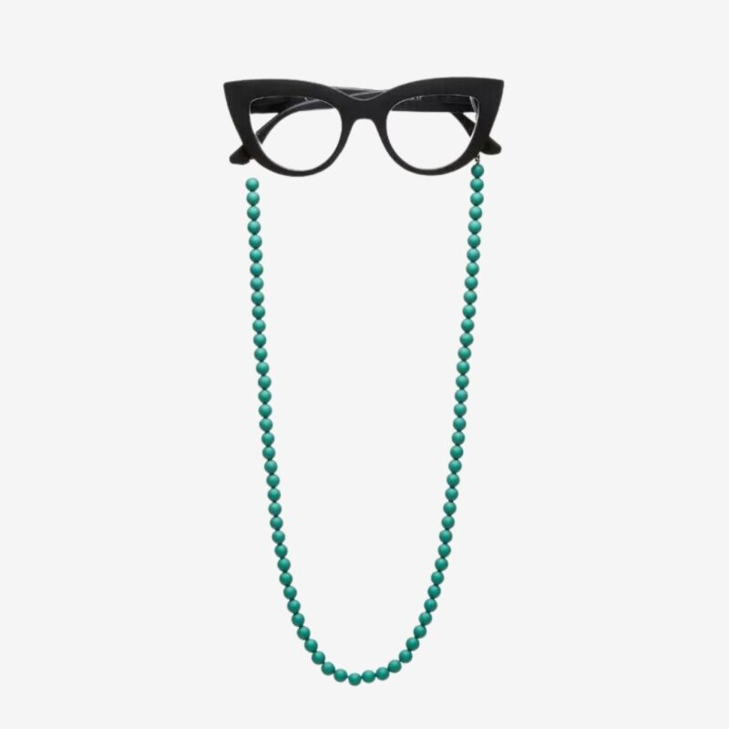 Okkia Glasses Chain Green Beads - Image 1