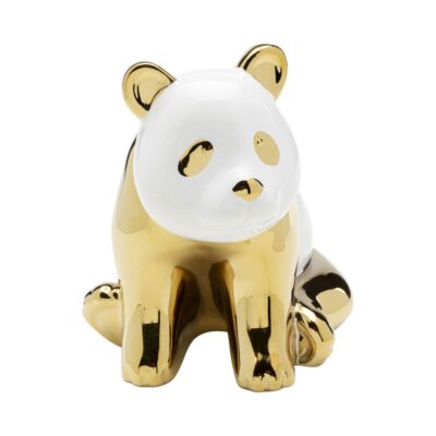 KARE Deco Figurine Sitting Panda Gold18cm (7)