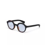 LAURO ROUND Black & Havana (blue lens) OK031B3H-BL (5)