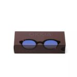 LAURO ROUND Black & Havana (blue lens) OK031B3H-BL (9)