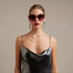 Okkia Sunglasses Monica Round Havana Pink - Image 2