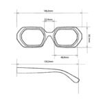 Okkia sunglasses andrea green sage ok020 gs 8