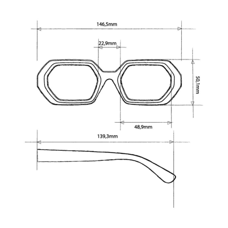 Okkia sunglasses andrea green sage ok020 gs 8