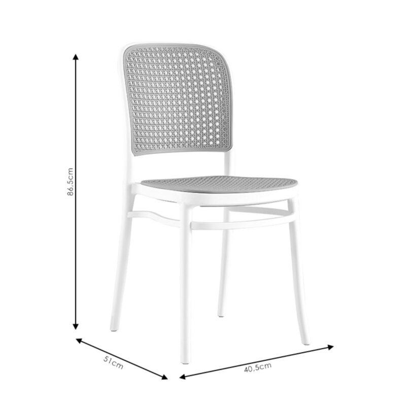 Chair Jenny Black 51х40.5х86.5cm 