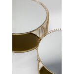 Kare Coffee Table Wire Double Brass 2 Set (4)