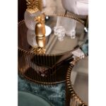 Kare Coffee Table Wire Double Brass 2 Set (9)