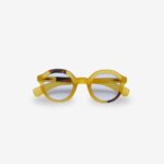 Okkia Sunglasses Lauro Round Havana Yellow Blue