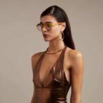 Okkia Sunglasses Lauro Round Havana Yellow Blue - Image 3