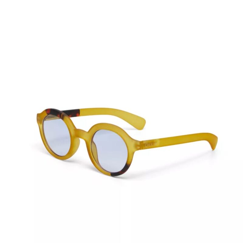 Okkia Sunglasses Lauro Round Havana Yellow Blue - Image 5