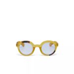 Okkia Sunglasses Lauro Round Havana Yellow Blue - Image 7