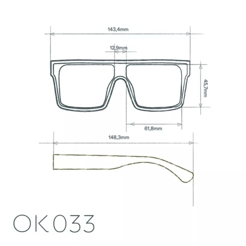 Okkia Sunglasses Tokyo Black - Image 10