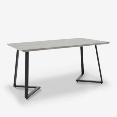 Table Carmen Gray Black Legs 150x90x75cm (6)