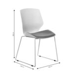 Chair Visitor White Green (6)