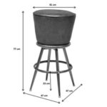 KARE Bar Stool Lady Rock Vintage - Image 10