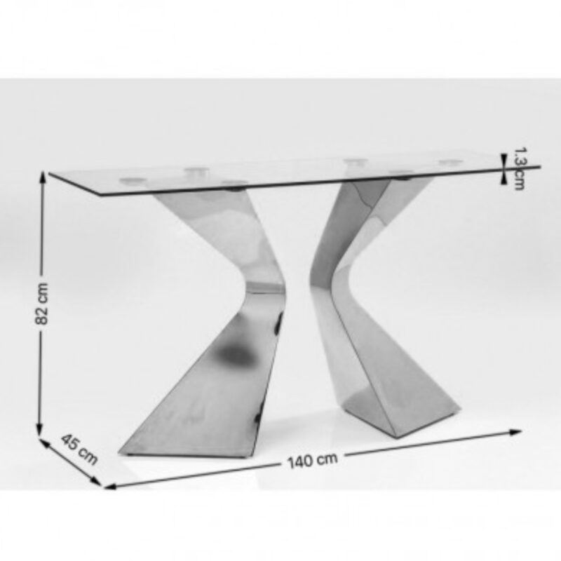 Kare console gloria black 140x81cm (15)