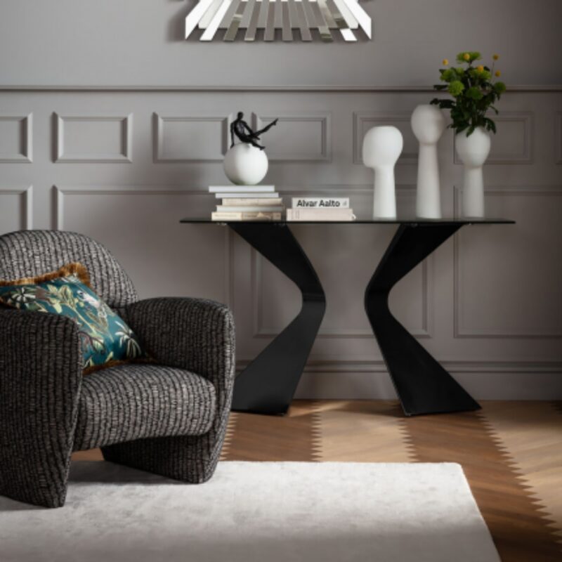 Kare console gloria black 140x81cm (6)