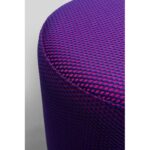 Kare stool jody purple mesh black Ø35cm (3)