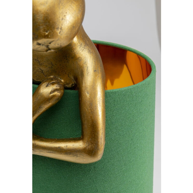 Kare Table Lamp Animal Rabbit Gold Green 68cm (9)