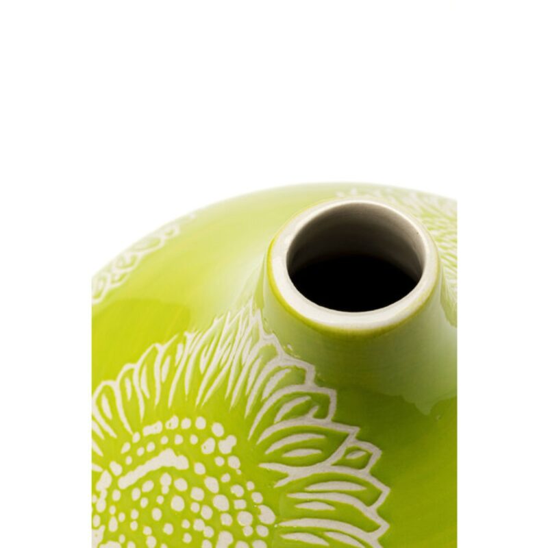 Vase Big Bloom Green 21cm - Image 5
