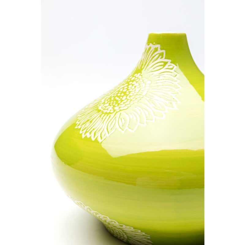 Vase Big Bloom Green 21cm - Image 4