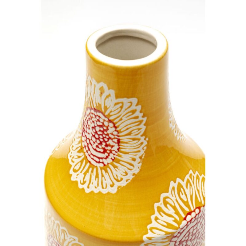 Kare Vase Big Bloom Yellow 38cm (2)