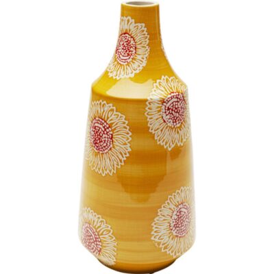 Kare Vase Big Bloom Yellow 38cm (6)