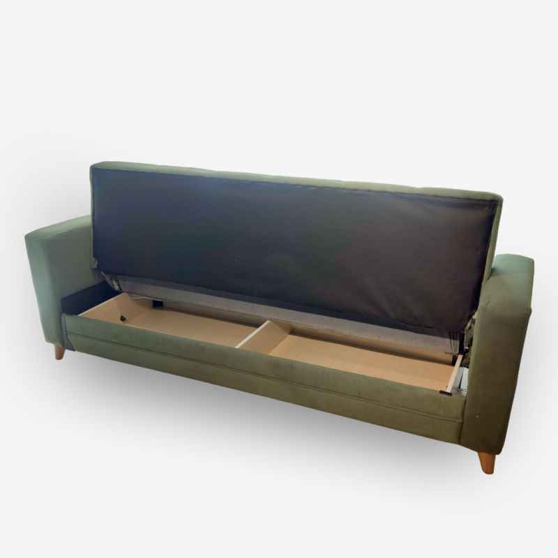 Sofa Bed Santana Green Velvet 210х80х75cm (2)