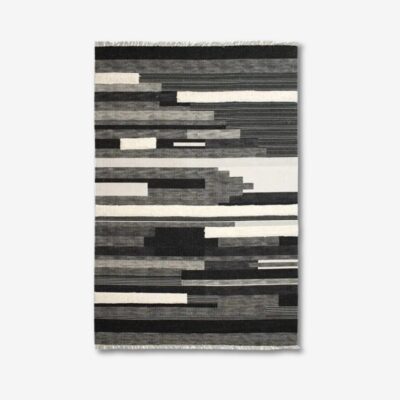Carpet Black & White 180x120cm