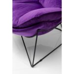 Kare Armchair With Stool Snuggle Purple (2 Part) (10)