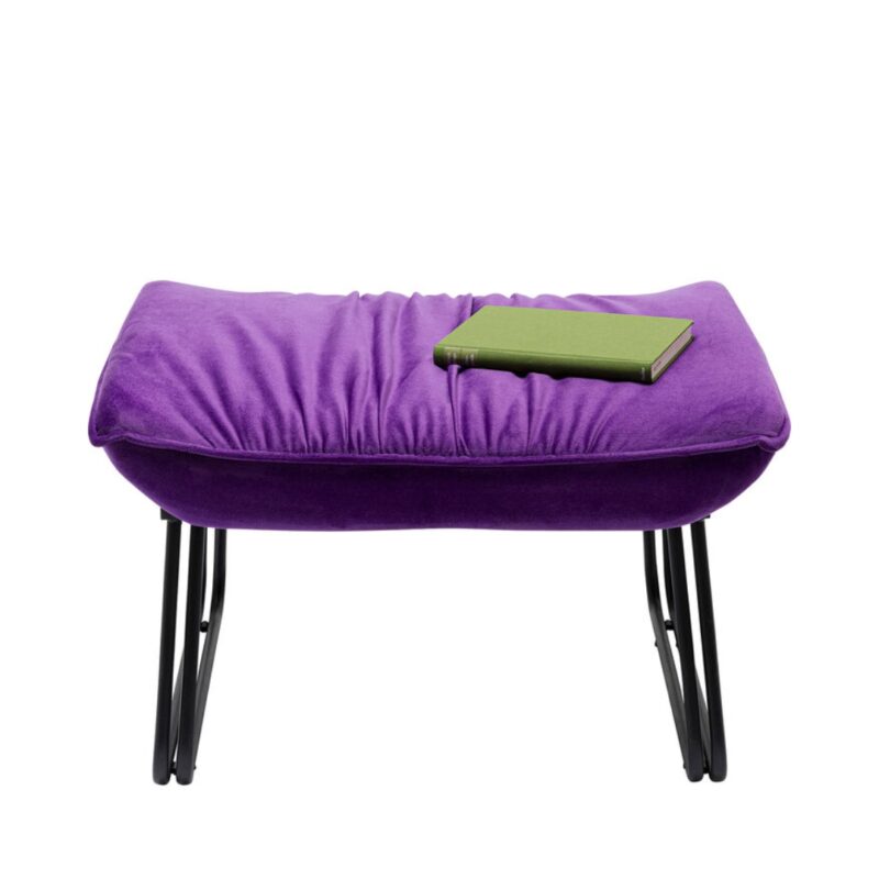 Kare Armchair With Stool Snuggle Purple (2 Part) (7)